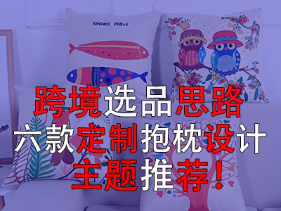 跨境選品思路，六款定制抱枕設(shè)計(jì)主題推薦！