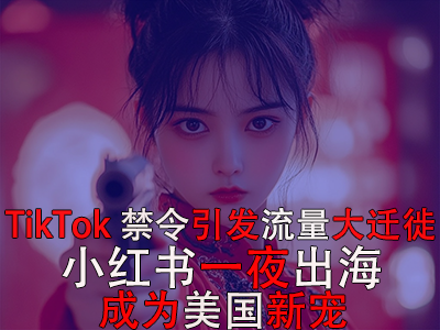 TikTok禁令引發(fā)流量大遷徙：小紅書一夜出海，成為美國新寵