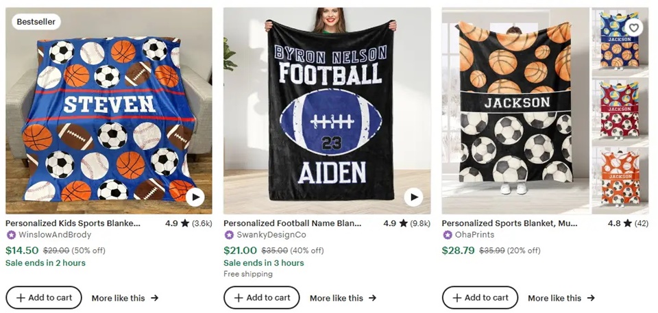 溫暖的個(gè)性定制毛毯創(chuàng)意之運(yùn)動(dòng)元素